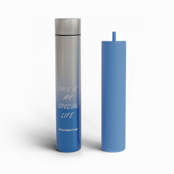 4AllFamily France - Rambler - Pochette Isotherme Réfrigérante pour Voyager avec Insuline et Médicaments - Couleur Bleue 