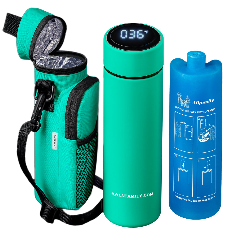 Nomad PRO - Glacière Médicale Pour Insuline et Injections - 4AllFamily France - Couleur Vert - 