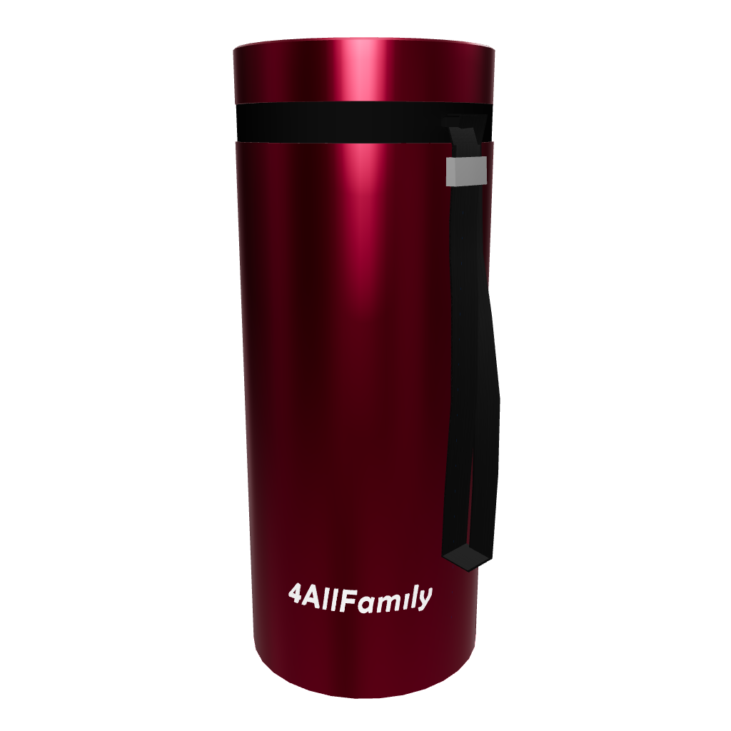 4AllFamily France - Le Voyager  Mini Frigo Portable Pour Insuline et Médicaments - Magenta - Vue 3D