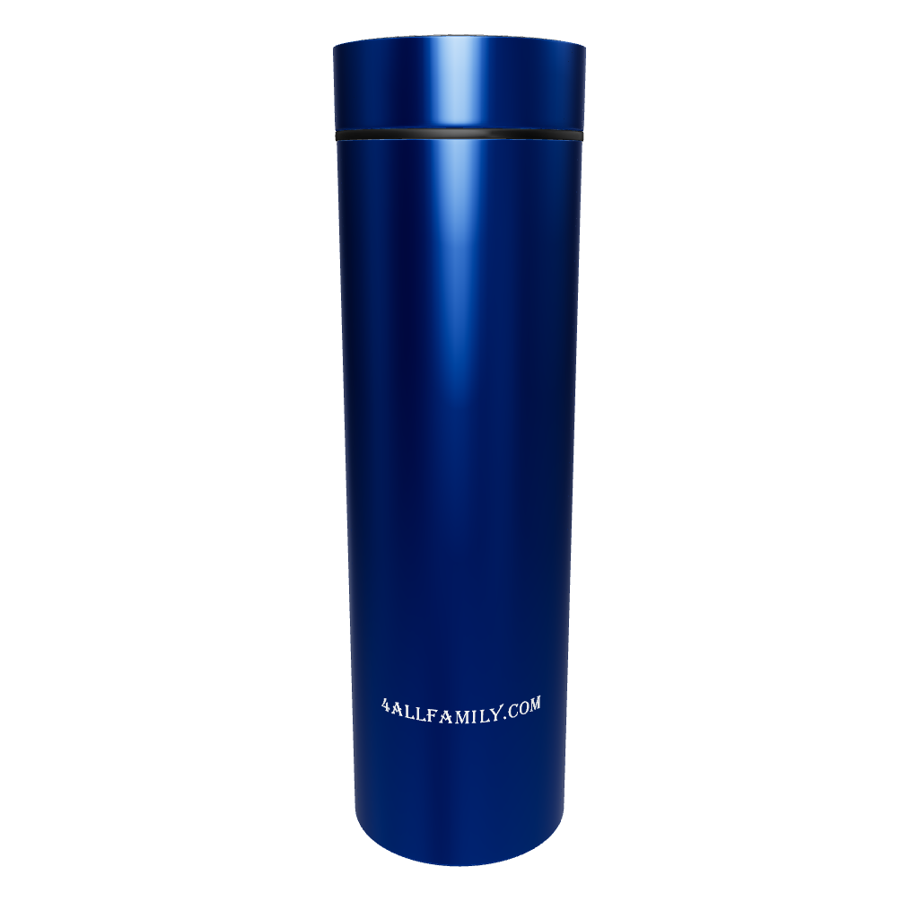 4AllFamily France - Nomad - Glacière Médicale Portable Pour Insuline et Médicaments - Bleue - Taille Moyenne - Vue 3D 